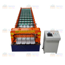 High speed automatic trapezoid roof sheet forming machine